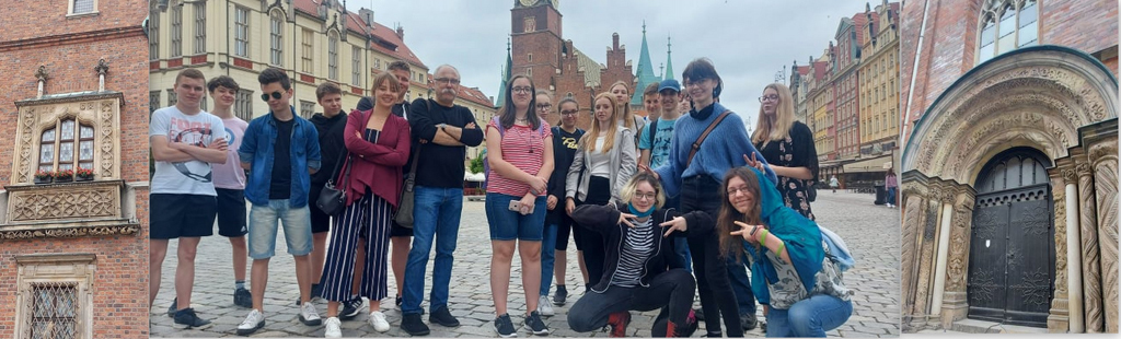 wycieczka po Wrocławiu uczniów 1-klas