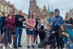 wycieczka po Wrocławiu uczniów 1-klas
