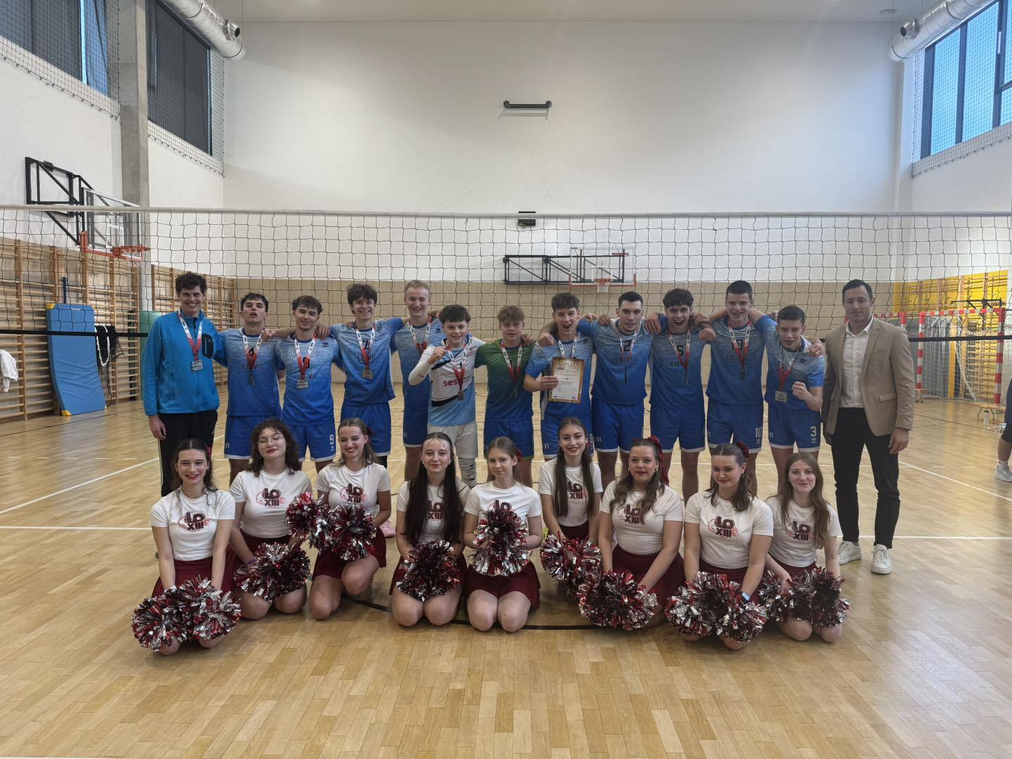 LO nr VI we Wrocławiu Wicemistrzem Wrocławia w siatkówce chłopców!
