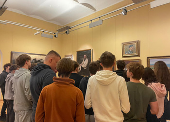 Uczniowie w Muzeum Narodowym