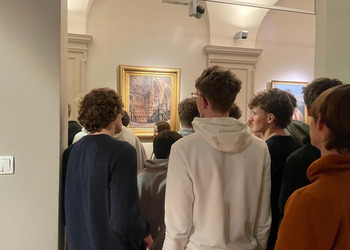 Uczniowie w Muzeum Narodowym