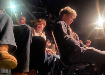 Uczniowie w Teatrze Polskim - Scena na Świebodzkim