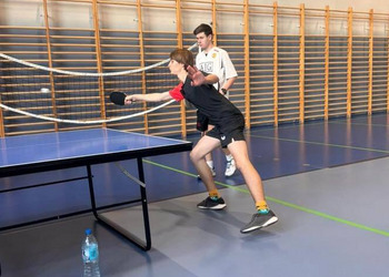 Uczniowie podczas turnieju