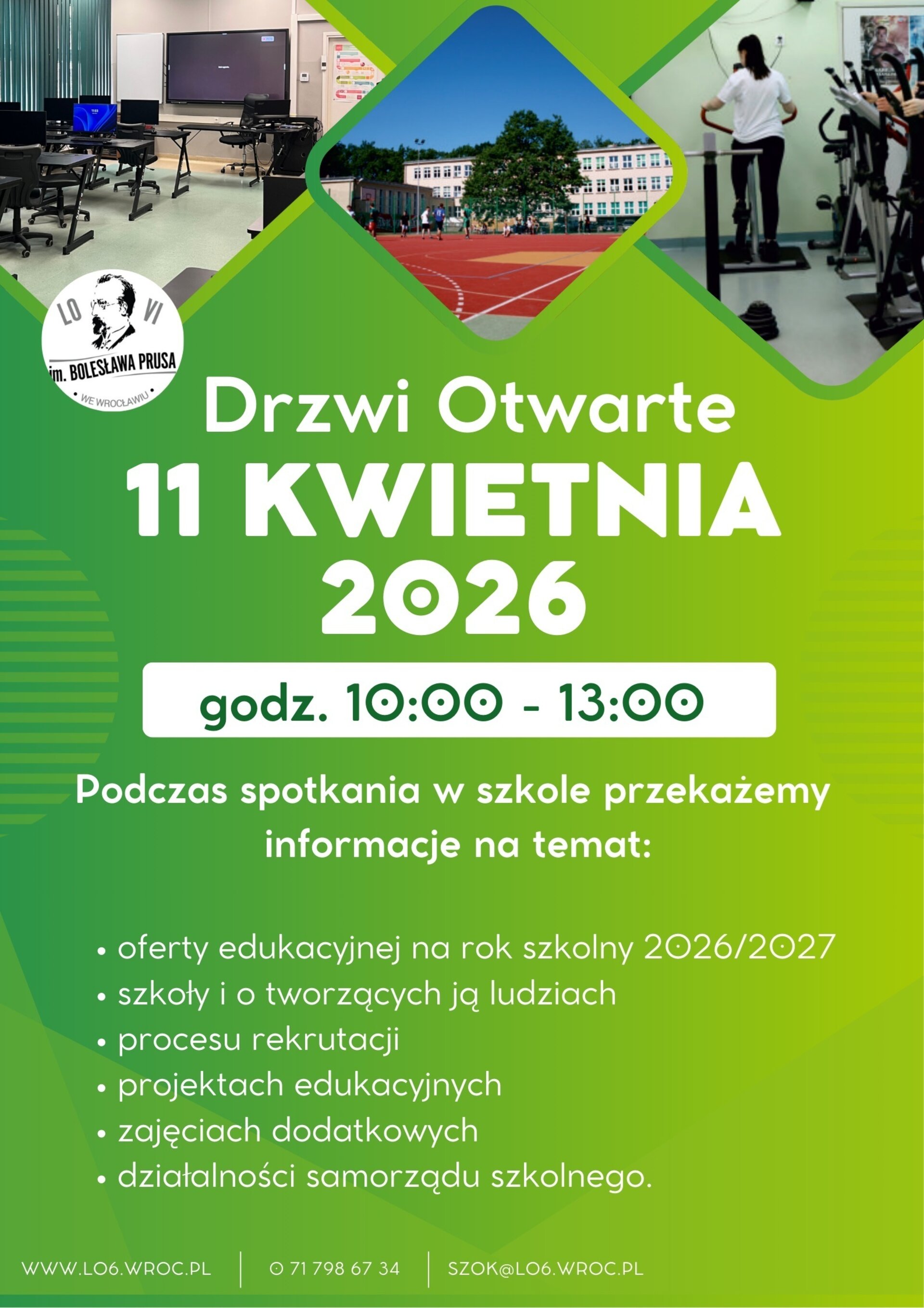 Dzień Otwarty – zapraszamy ósmoklasistów i rodziców!