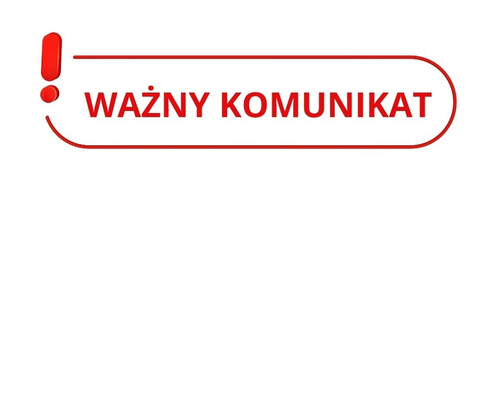 OGŁOSZENIE - wejście do szkoły